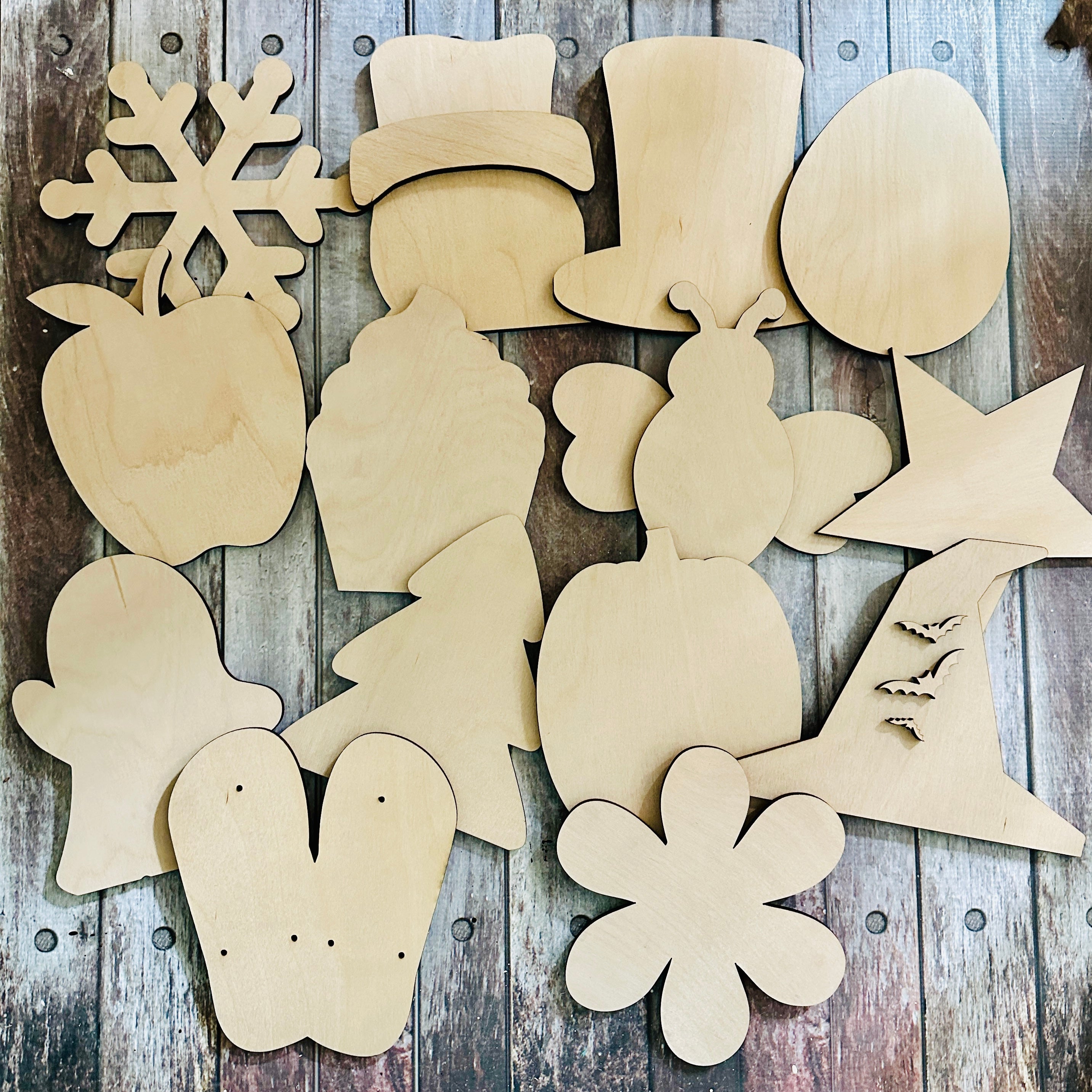 Porch Leaner Interchangeable Pieces | Wood Craft Blank