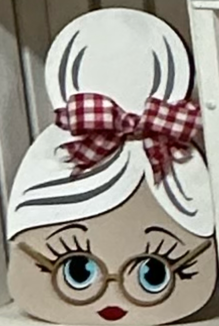 Mrs Claus Sign Topper | Wood Craft Blank