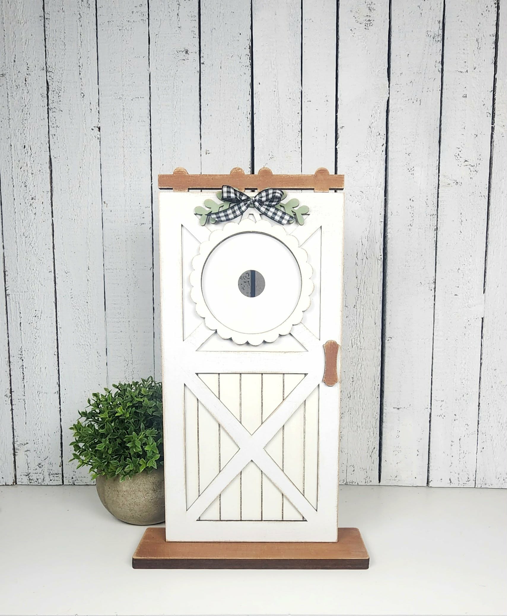 Interchangeable Barn Door Wood Sign | DIY Kits