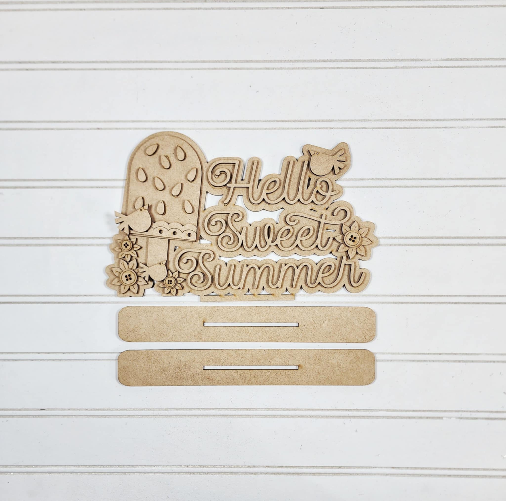 Hello Sweet Summer Watermelon Wood Sign | DIY Kits