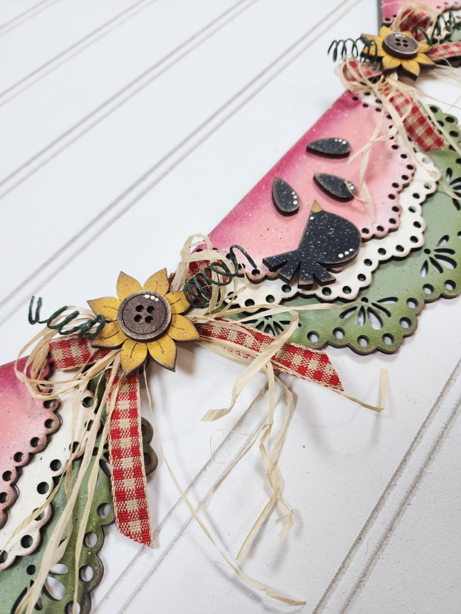 Watermelon Slice Banner Wood Craft Blank | DIY Kits