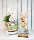 Standing Bunny Wood Craft Blank Set – DIY Easter Decor (9") | DIY Kits