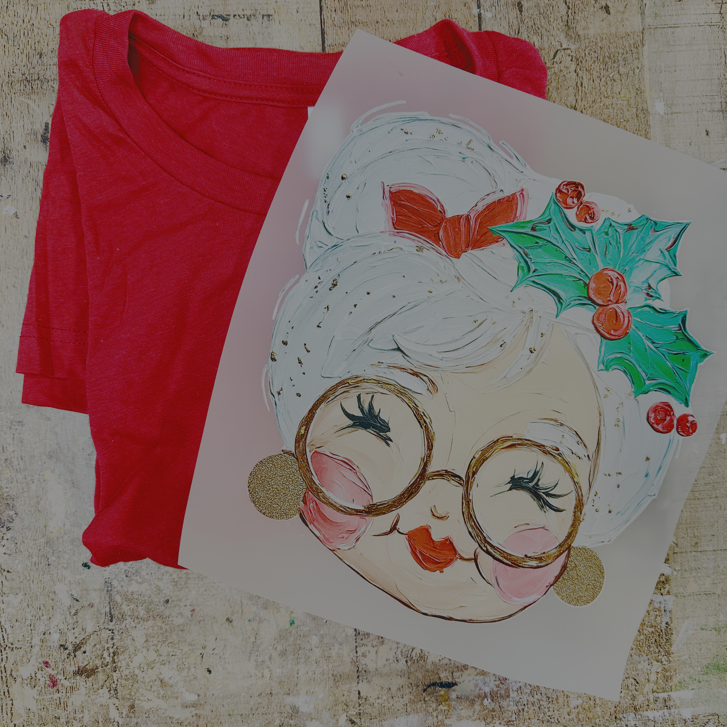 Press and Print Party | Mrs Claus DTF