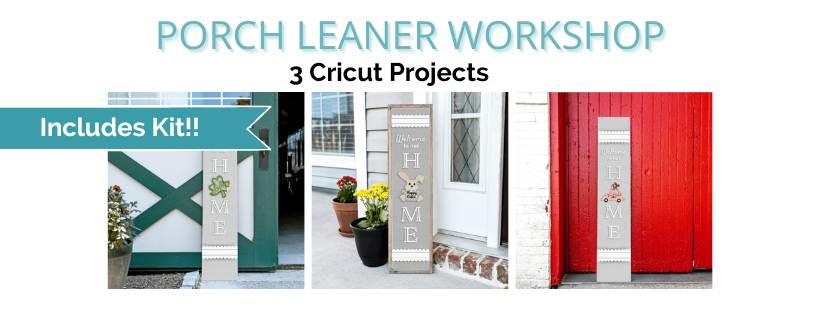 Porch Leaner Home Sign DIY Kit PLUS online class! | Wood Craft Blank