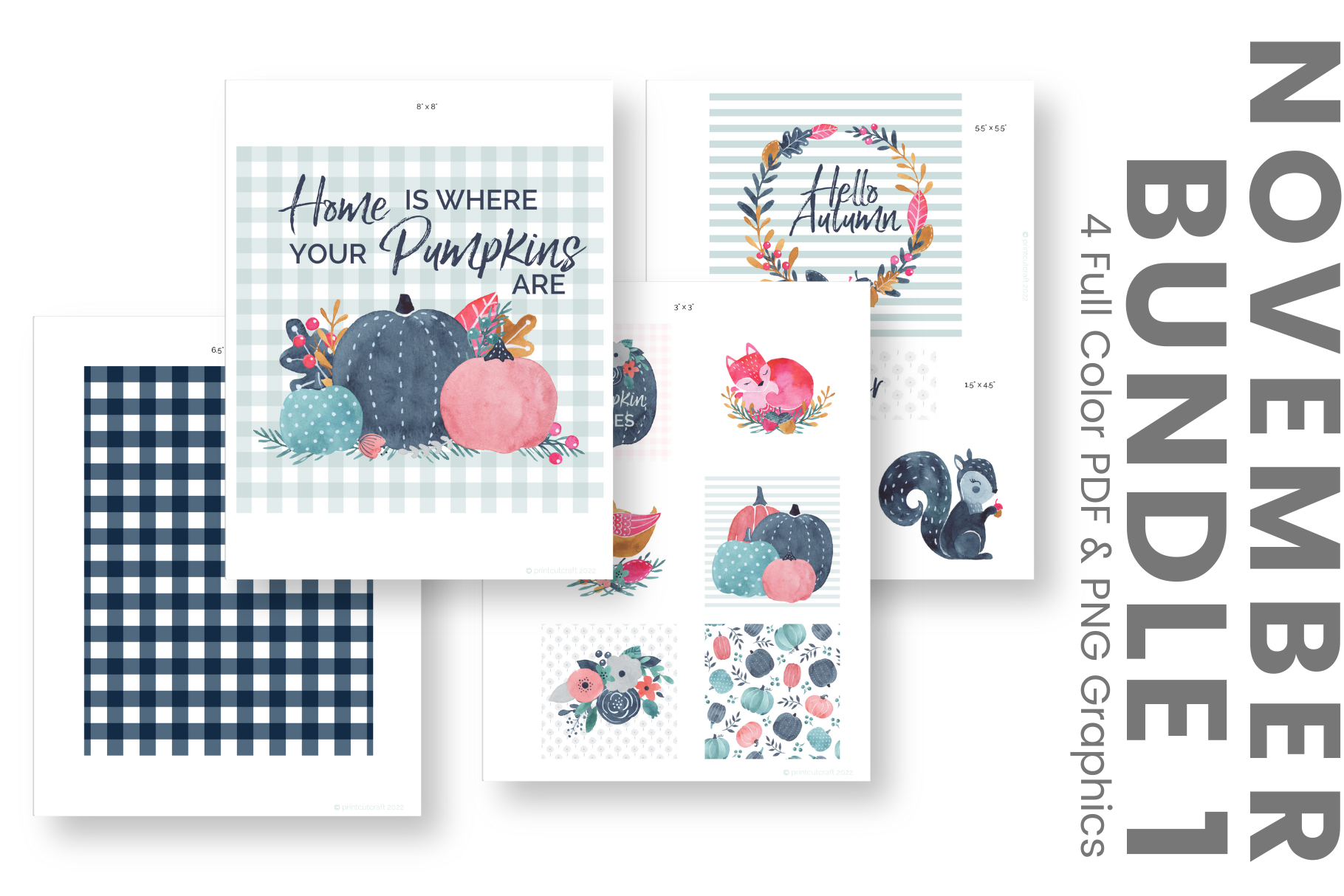 November Printable Bundles