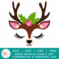Mama Deer SVG / Christmas SVG / Holiday SVG