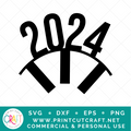 2024 SVG / New Years SVG / Holiday SVG