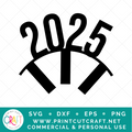 2025 SVG / New Years SVG / Holiday SVG