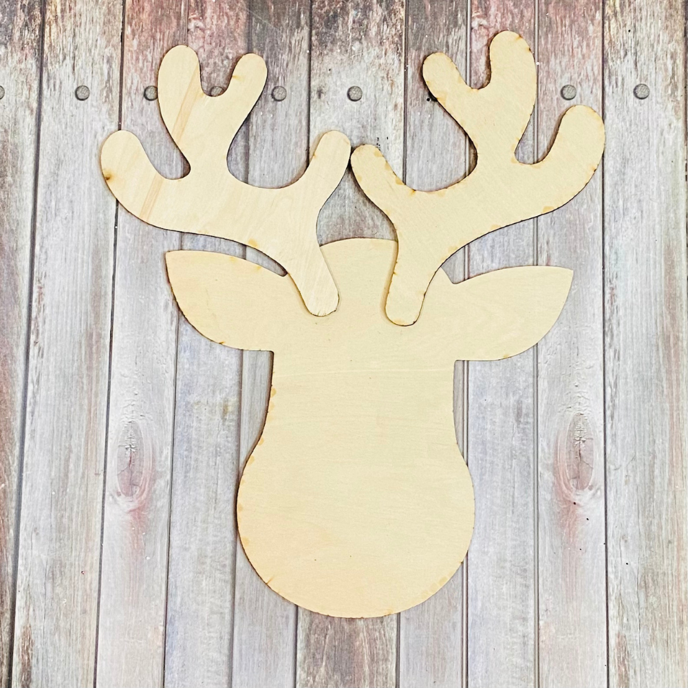 Reindeer Wood Blank | DIY Kit