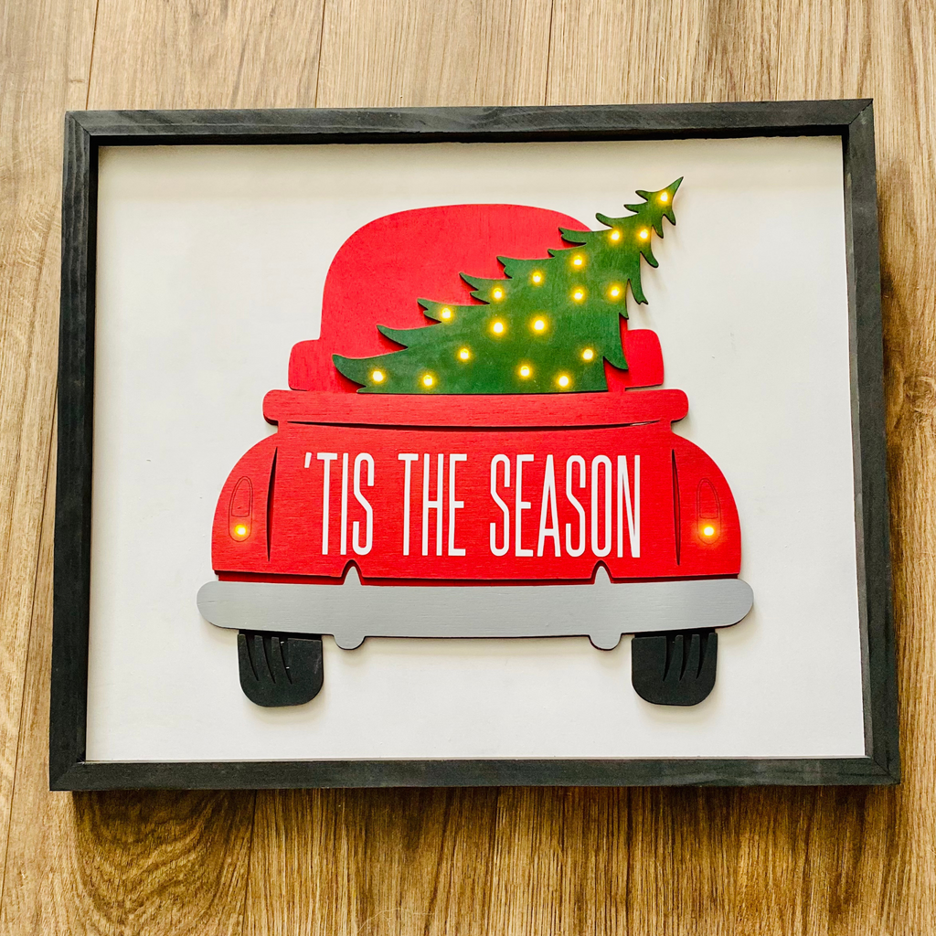 Light Up Vintage Truck Sign | DIY Kit
