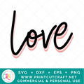Love SVG / Friends SVG / Family SVG