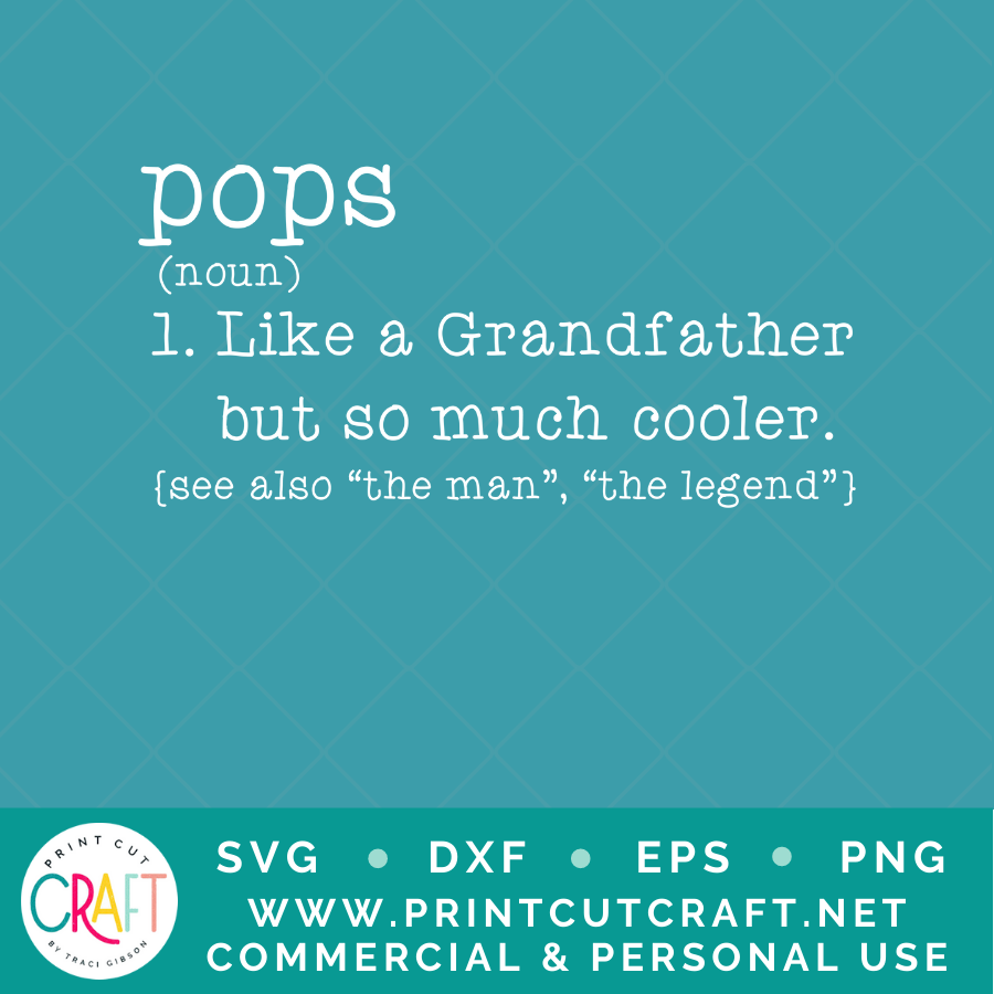Pops SVG / Kids SVG / Family SVG