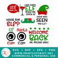 Christmas Elf Bundle SVG PNG DXF EPS