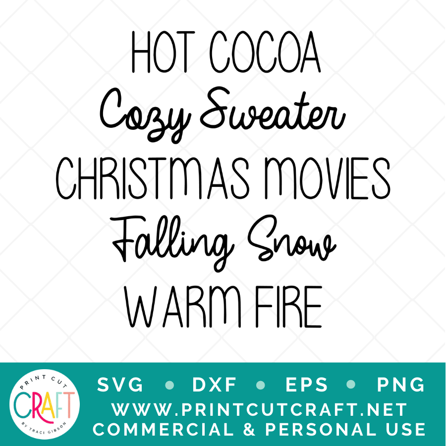 Hot Cocoa SVG / Winter SVG / Holiday SVG