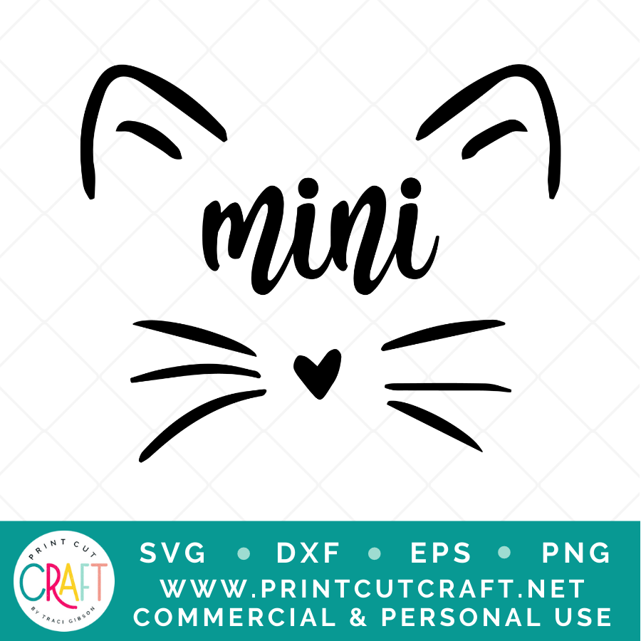 Mama Cat SVG / Kids SVG / Family SVG