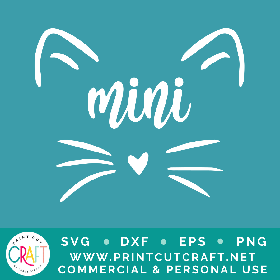 Mama Cat SVG / Kids SVG / Family SVG