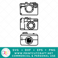Camera SVG / Hobby SVG / Vacation SVG