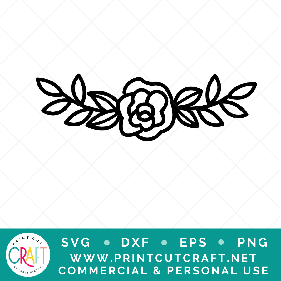 Flower Bloom SVG PNG DXF EPS
