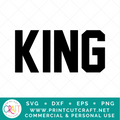 King Queen Prince Princess SVG / Kids SVG / Family SVG