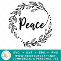 Peace SVG / Christmas SVG / Holiday SVG