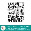 I Just Want To Bake SVG / Baking SVG / Christmas SV