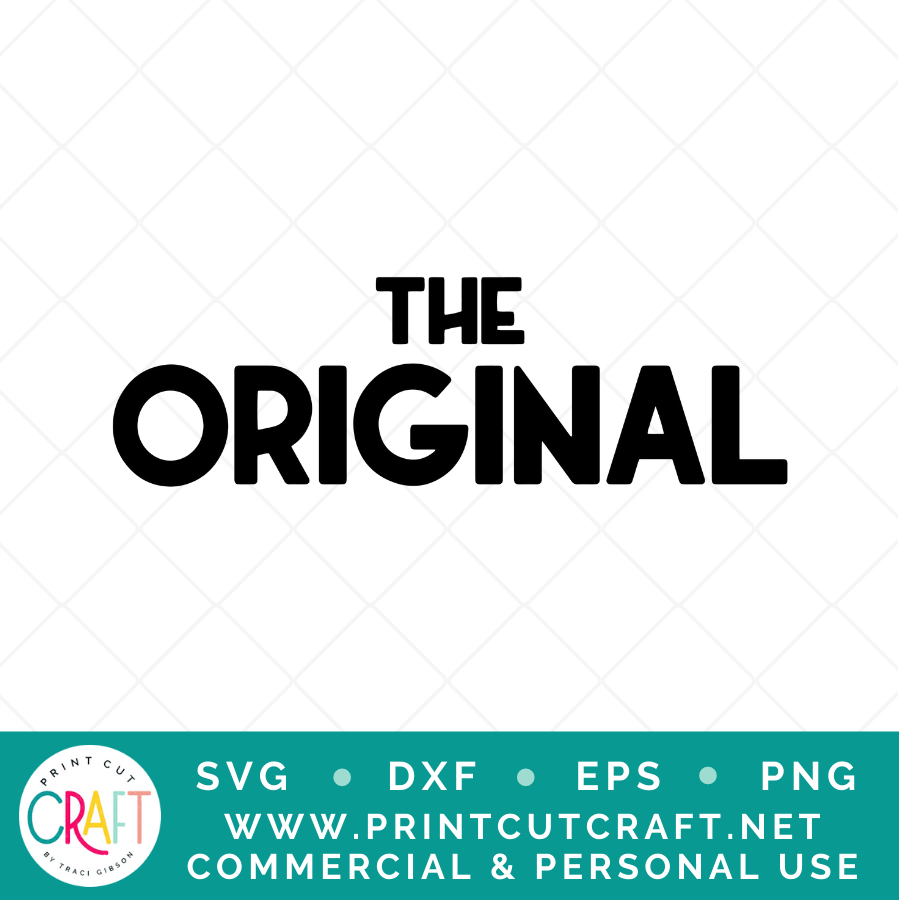 Original/Sequel/Finale SVG / Kids SVG / Family SVG