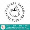 Pumpkin Patch SVG PNG DXF EPS