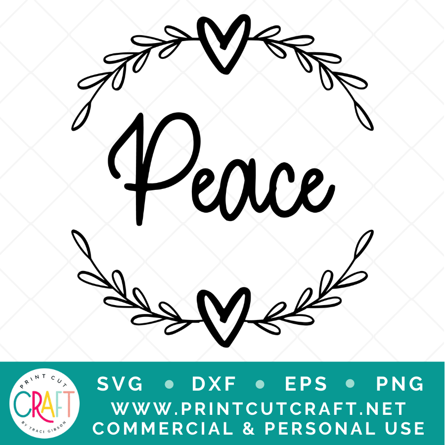 Peace SVG / WinterSVG / Holiday SVG