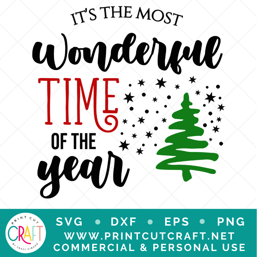 Wonderful Time Of The Year SVG / Christmas SVG / Holiday SVG