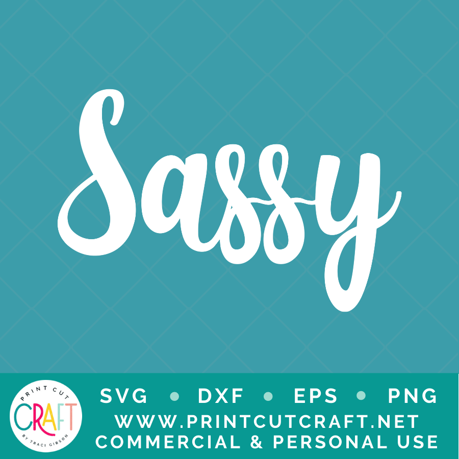 Classy/Sassy SVG / Kids SVG / Family SVG