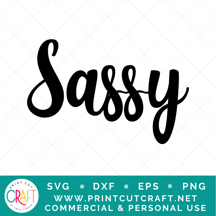 Classy/Sassy SVG / Kids SVG / Family SVG
