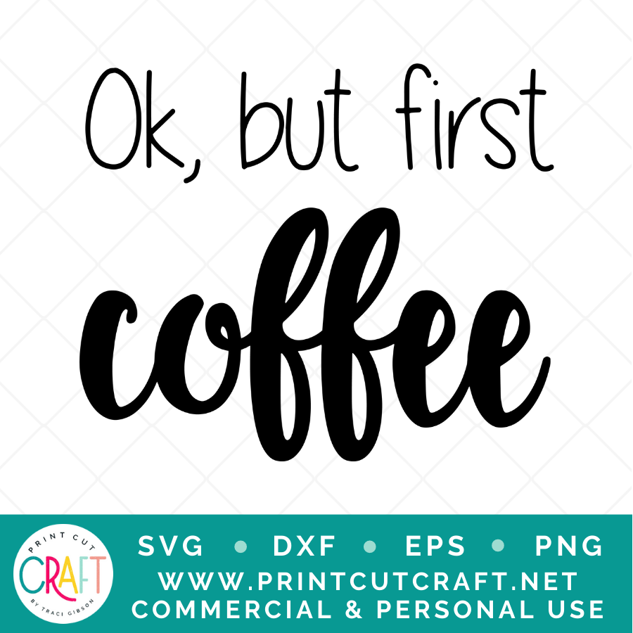 But First My Coffee/But First My Milk SVG / Kids SVG / Family SVG
