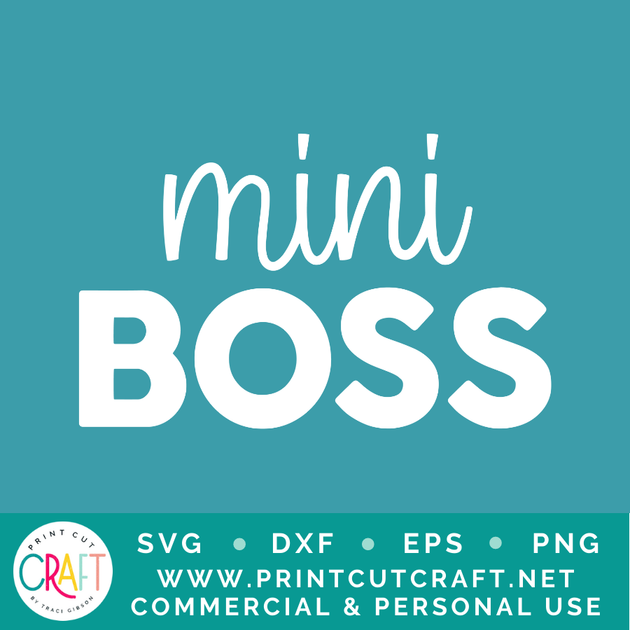 Boss SVG / Kids SVG / Family SVG