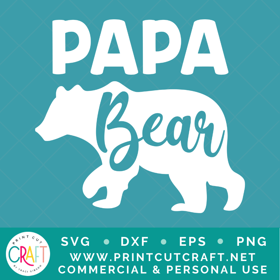 Bear SVG / Kids SVG / Family SVG.