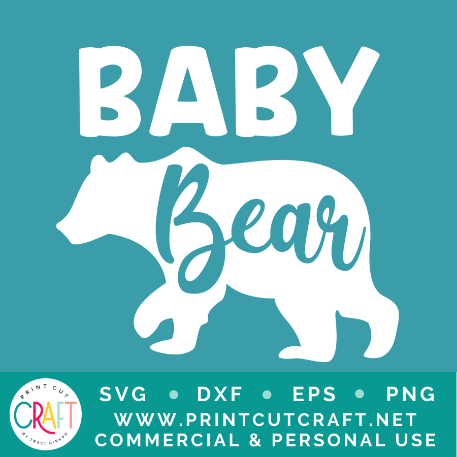 Bear SVG / Kids SVG / Family SVG.