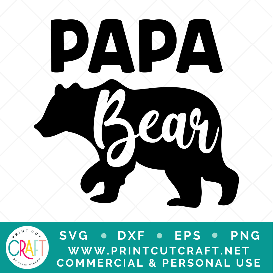 Bear SVG / Kids SVG / Family SVG.