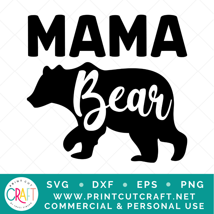 Bear SVG / Kids SVG / Family SVG.