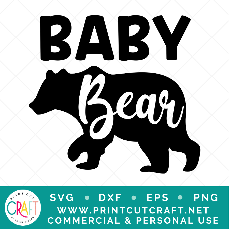 Bear SVG / Kids SVG / Family SVG.