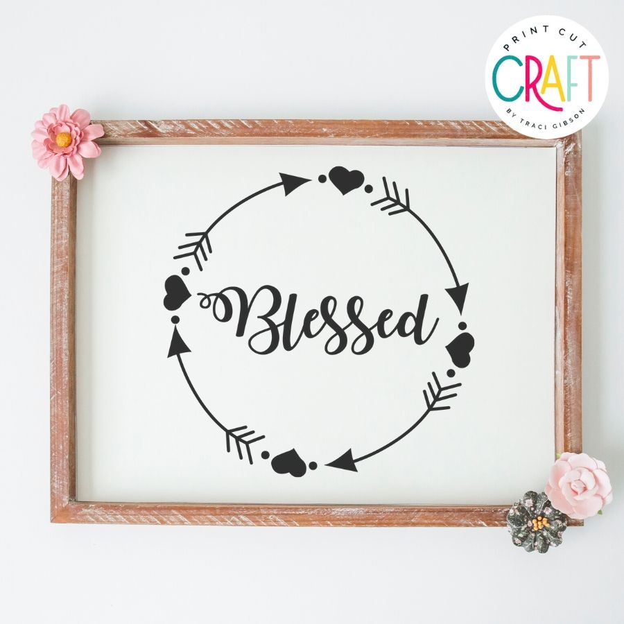 Blessed SVG PNG DXF EPS