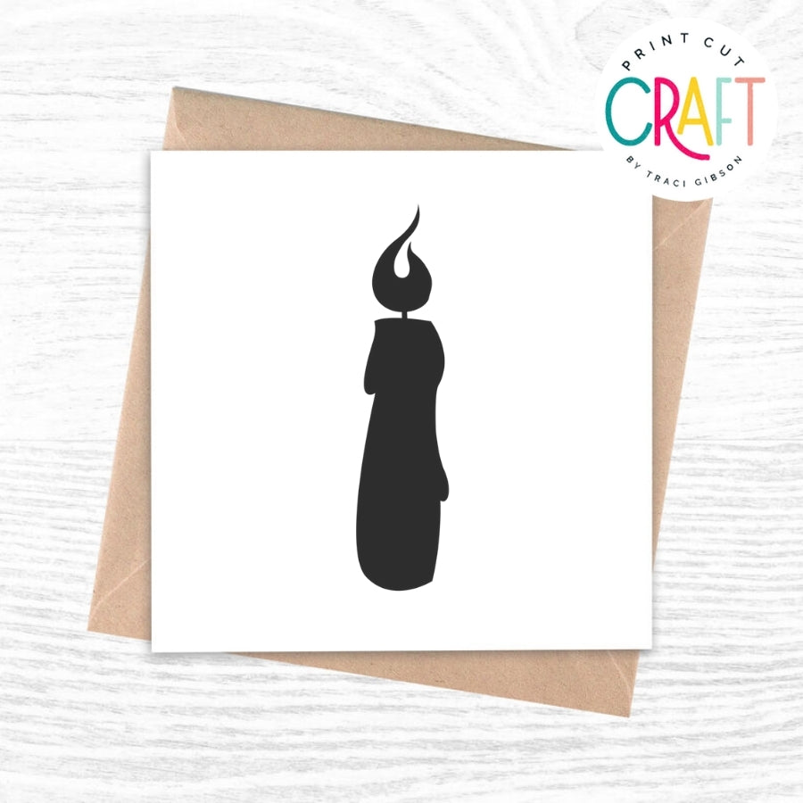 Candle SVG PNG DXF EPS