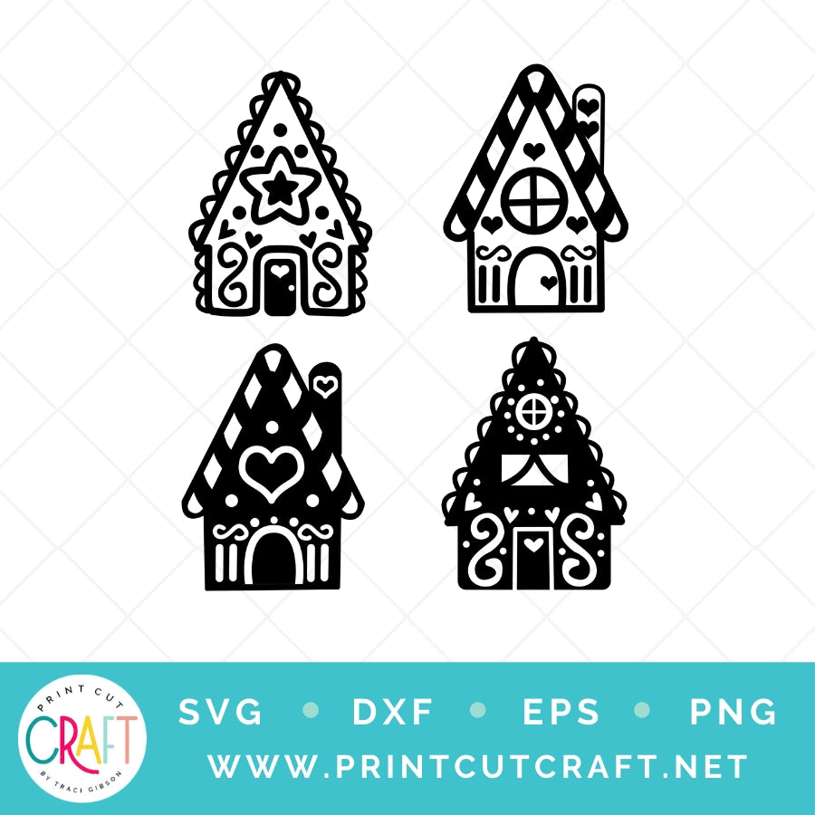 Christmas House SVG PNG DXF EPS