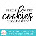 Fresh Baked Cookies SVG PNG DXF EPS
