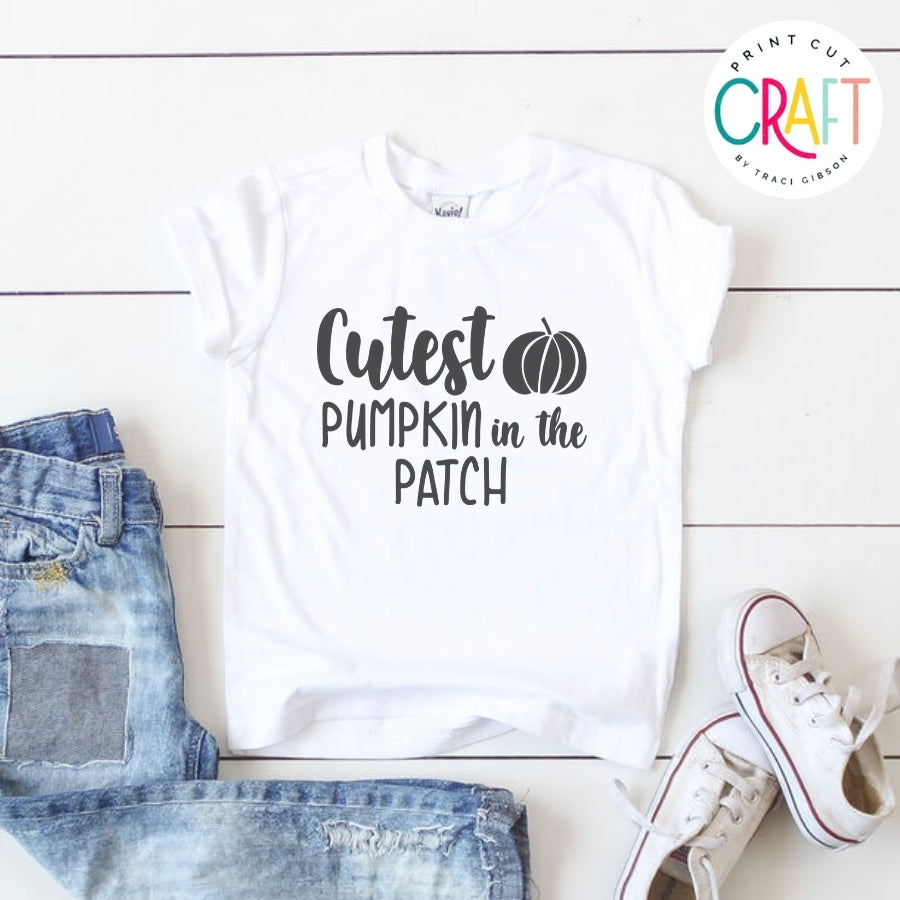 Cutest Pumpkin In The Patch SVG PNG DXF EPS