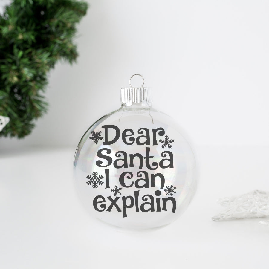 Dear Santa I Can Explain SVG PNG DXF EPS