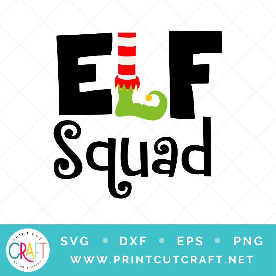 Elf Squad SVG PNG DXF EPS