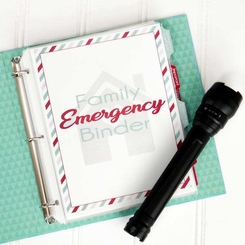 Family Emergency Binder