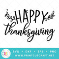 Happy Thanksgiving SVG PNG DXF EPS