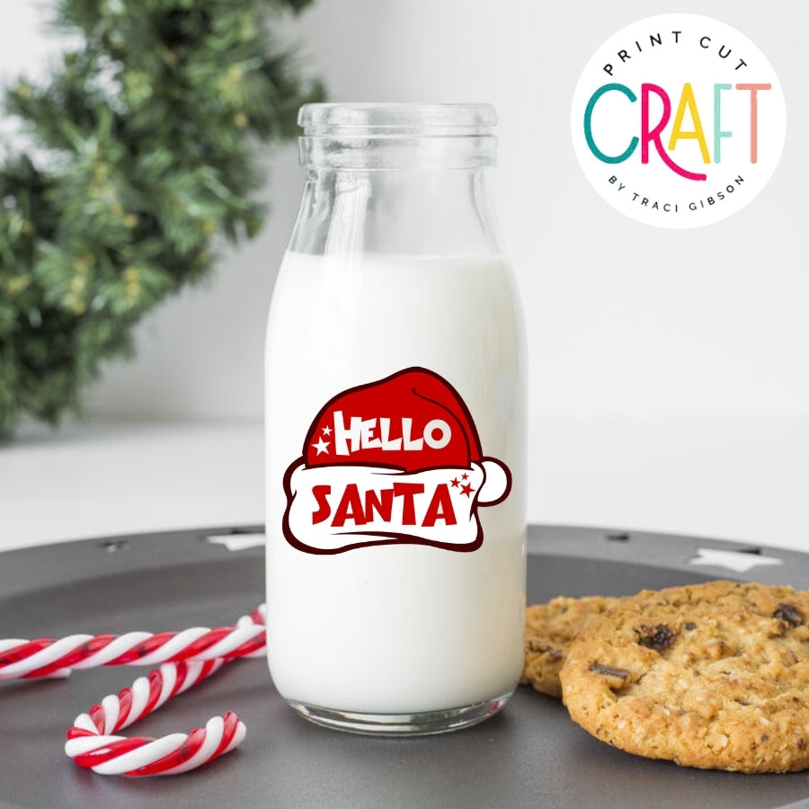 Hello Santa SVG PNG DXF EPS