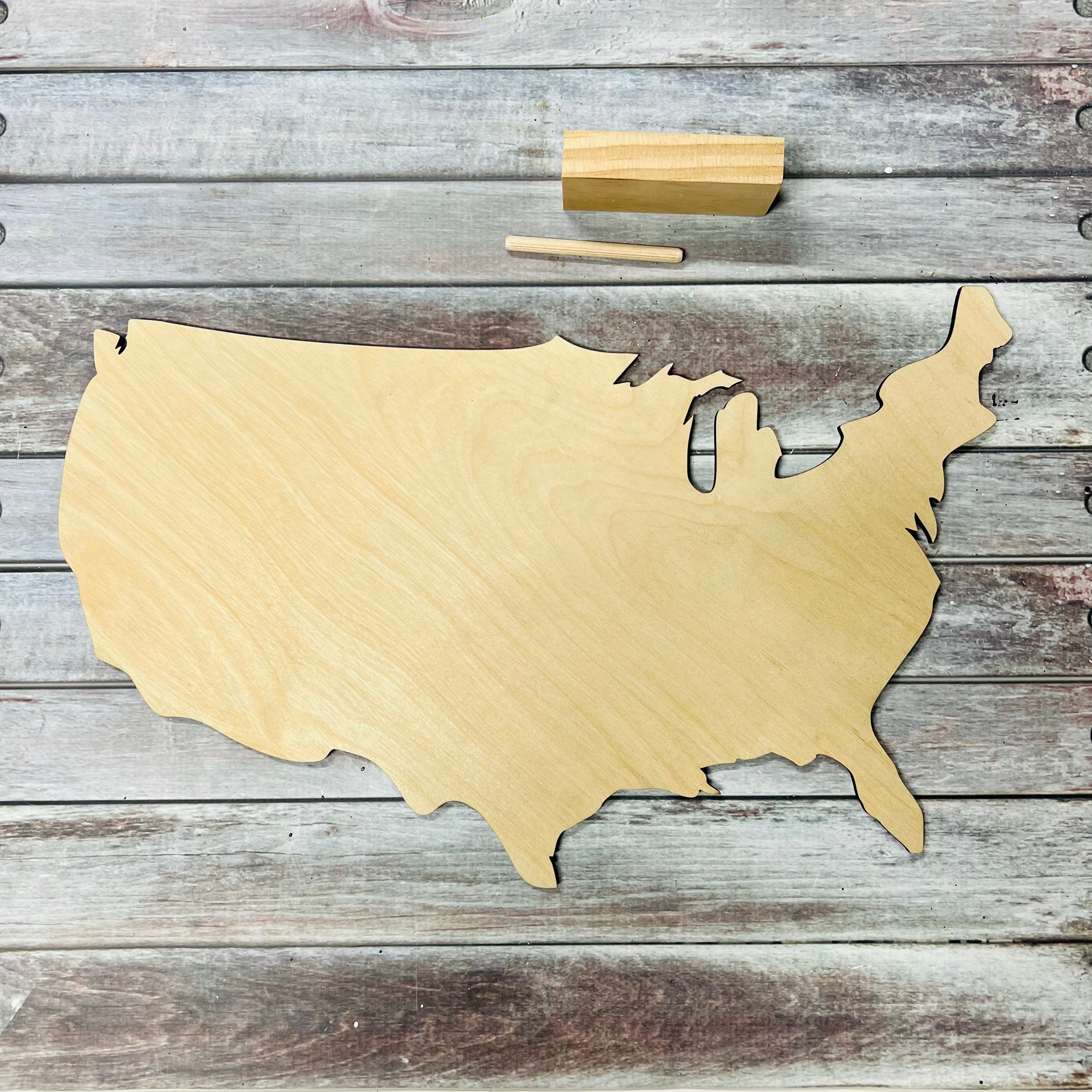 United States Map Sign | DIY Kit