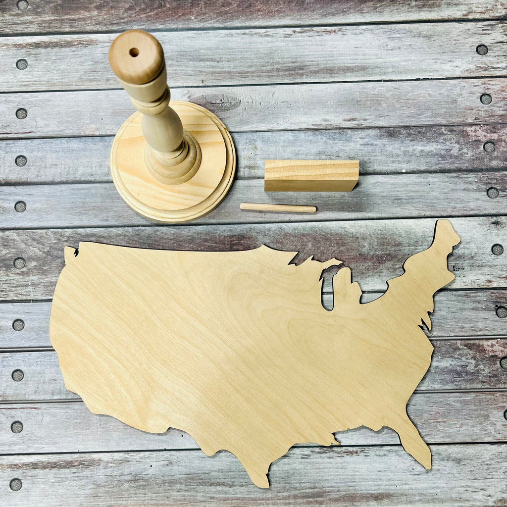 United States Map Sign | DIY Kit